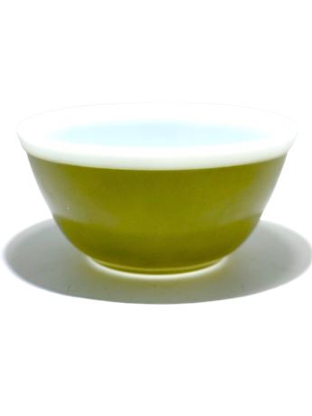 Vtg Verde Green Pyrex bowl 1 1/2 Quart