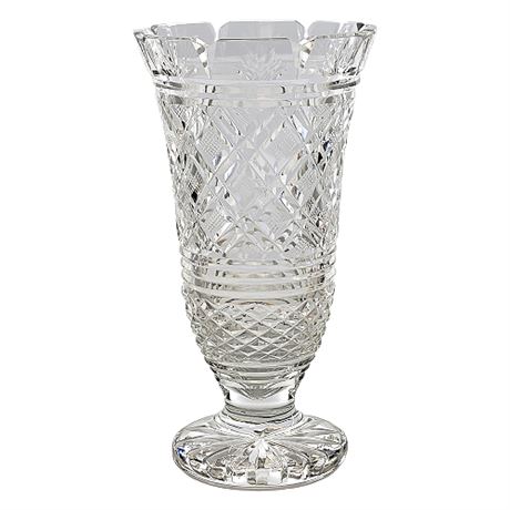 Vintage Waterford Cut Crystal 7" Flower Vase