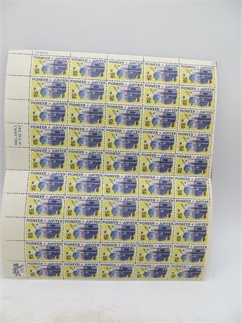 Pioneer Space Craft & Jupiter Missions Ten Cent Stamps