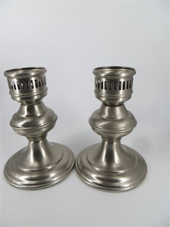 PEWTER CANDLE STICKS