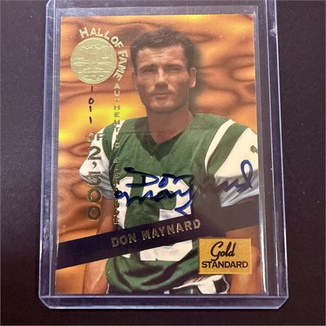1994 Signature Rookies Don Maynard Auto /2500