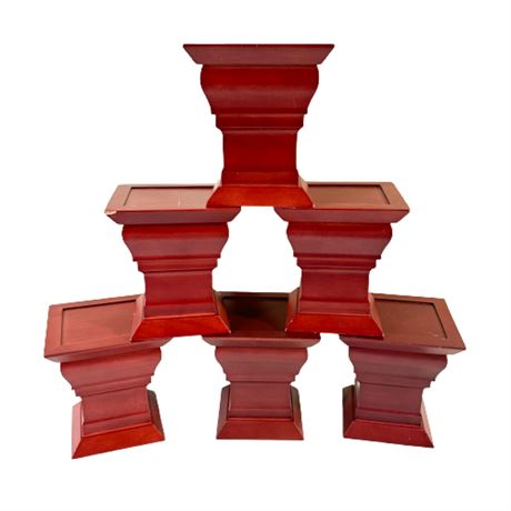 Lot of Pillar Candle Stands