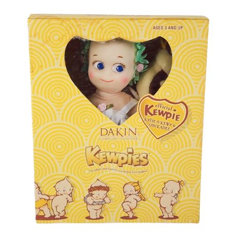 Dakin Official Kewpie "Katie O'Kewp & Chickadee" New in Damaged Box