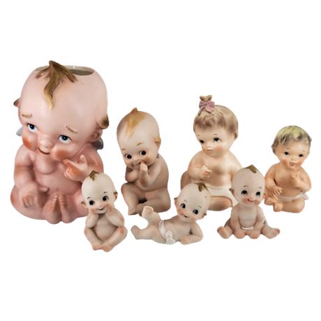 Vintage Lefton / Kelvin's / Napco Baby Figures