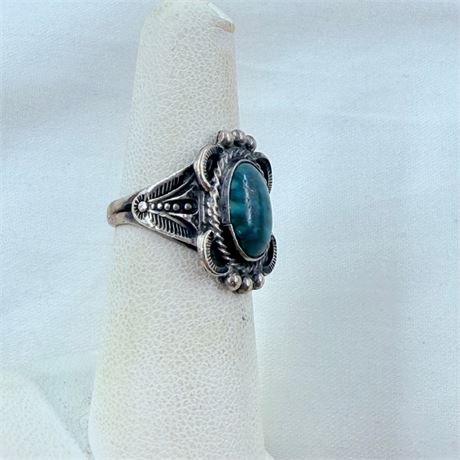 4.6g Navajo Sterling Ring Size 5.5