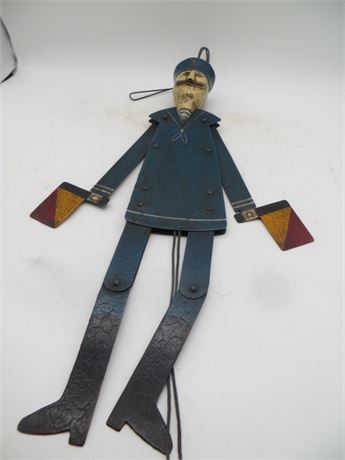Matrose Hampelman Pull String Puppet Metal