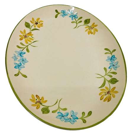 Vintage Franciscan Earthenware Yellow Daisy Platter