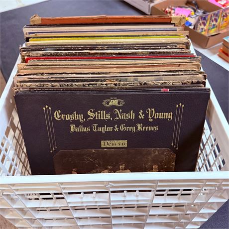 Crate of Vinyl Albums - Unsearched