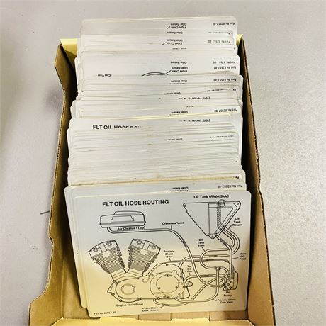 Hundreds of NOS Harley Davidson FLT Decals