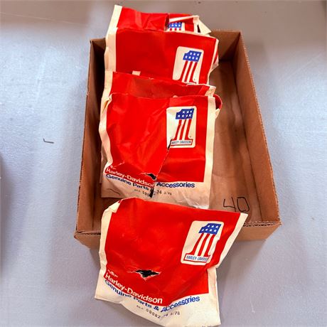 40 NOS Harley Davidson Tail Light Brackets