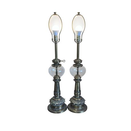 Pair of Stiffel Brass Lamps