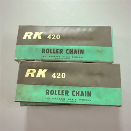 6 NOS RK 420 Motorcycle Chains