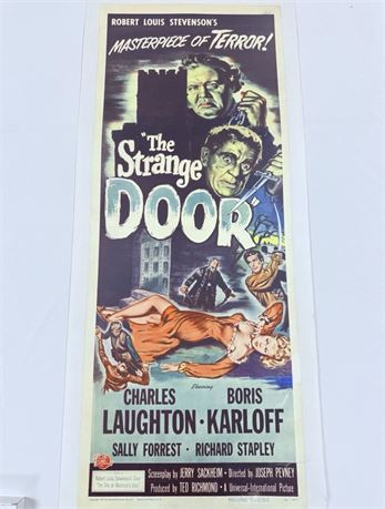 The Strange Door Original Linen Backed 14x36” Movie Poster