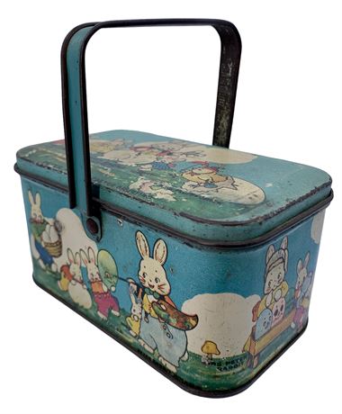 Peter Rabbit’s Easter Greetings Tindeco Vintage Candy Tin