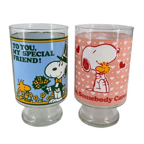 Vintage Snoopy Vases