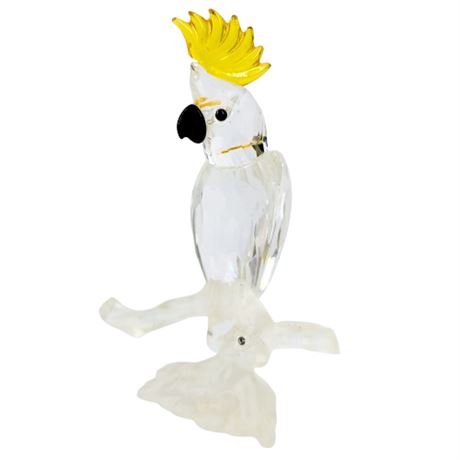 Swarovski Crystal Cockatoo "Feathered Friends" Collection Figure
