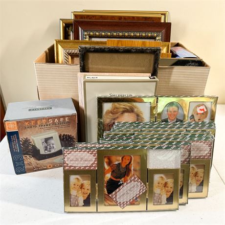 Lot of Assorted Photo Frames
