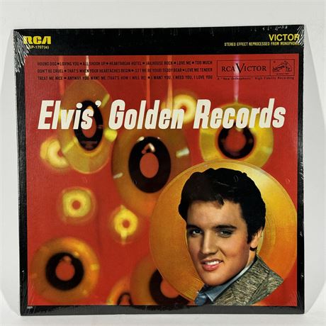 Sealed Elvis Presley "Elvis' Golden Records" LP
