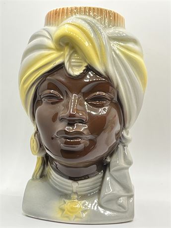 Large Royal Copley Lady Head Vase