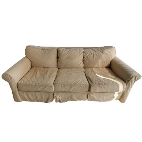 Tan Classic 3-Seater Sofa