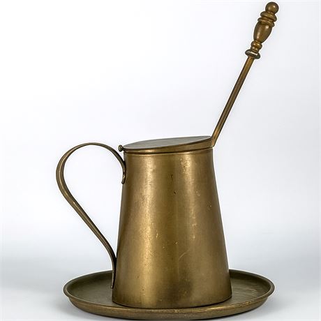 Vintage Brass Smudge Pot Fire Starter