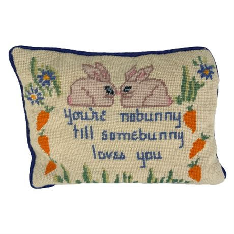 Small Decorative Bunny Pillow