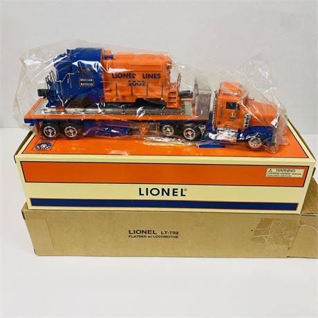 Lionel TMT-18416 Flatbed Truck w/ Diesel Locomotive