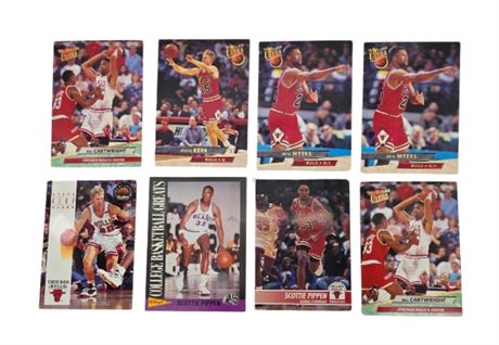 Chicago Bulls Basketball Cards-Mixed Lot