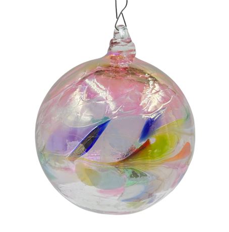 Large 3.5" Polish Art Glass Ornament