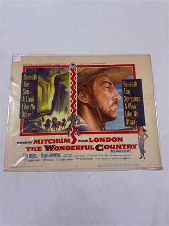 The Wonderful Country Original 11x14” Movie Lobby Card