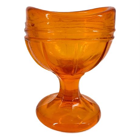 Vintage Amber Glass Eyewash Cup