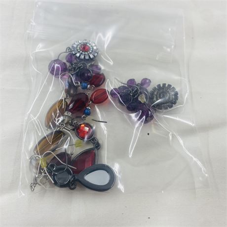 Costume Earring Lot - All Matching Pairs in Excellent Condition