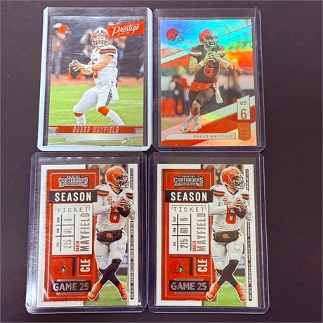 4 Baker Mayfield Cards