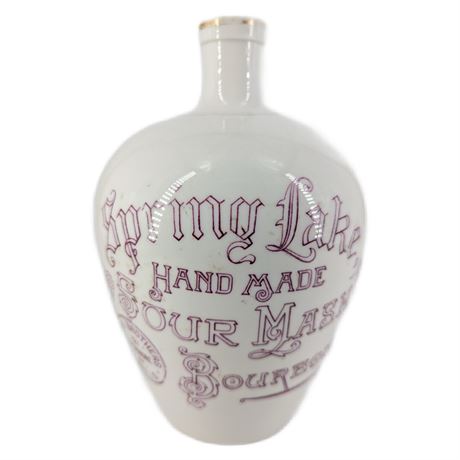 Antique Klein Bros & Hyman Spring Lake Sour Mash Bourbon Jug