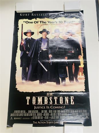 Tombstone Original 27x40 Movie Poster - Rolled