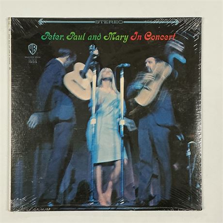 Peter, Paul and Mary in Concert Sealed Vinyl Record