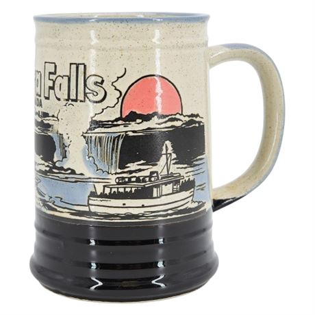 Vintage Niagara Falls Canada Souvenir Earthenware Mug/Stein