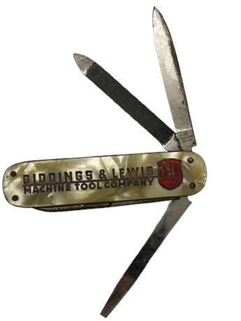 Collectible advertising Bakelite pocket knife