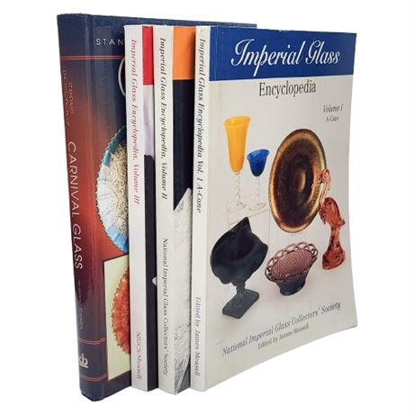 Vintage Glass Collector's Book Lot