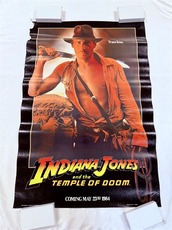 Indiana Jones and the Temple of Doom Original 27x41 Movie Poster - ROLLED