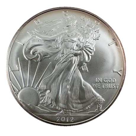 2012 1oz .999 Fine Silver American Eagle Coin
