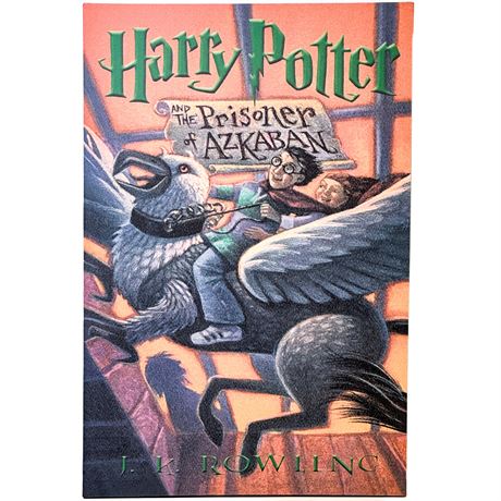 "Harry Potter and the Prisoner of Azkaban" Book Cover Canvas Print