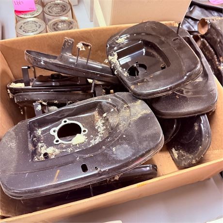 12 NOS Harley Davidson Air Filter Back Plates