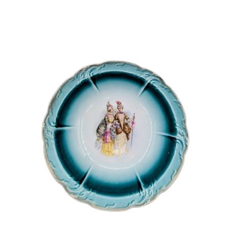 Hand Painted Victorian Porcelain Bowl