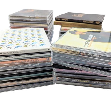 Approximately 40 CDs