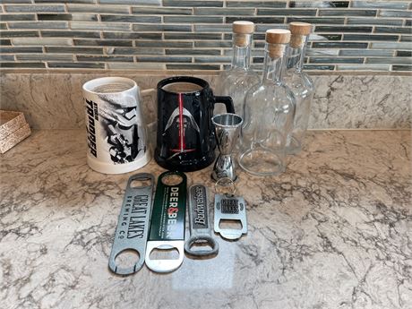 Star Wars Mug & Bottle Lot