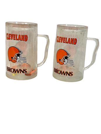 Two (2) Cleveland Browns Mugs