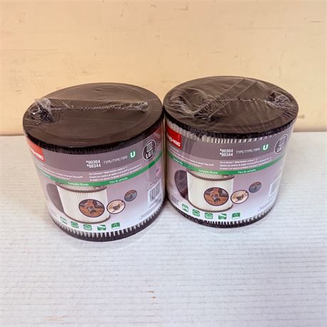 2 Shop Vac Filters