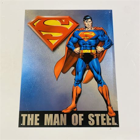 ‘Superman’ 12.5x16” Retro Metal Sign