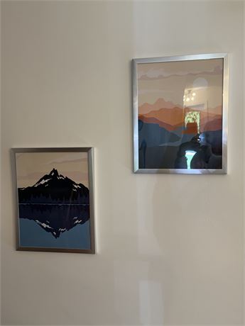 2 Mountain Scene Pictures #1